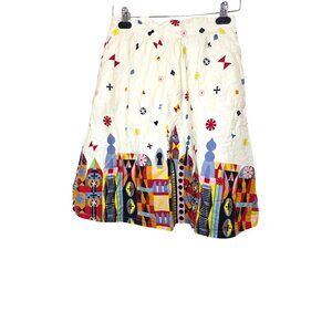 MoD cloth Women's Colorful Art Geometric Print Vacations Bohemia A-Line Skirt M